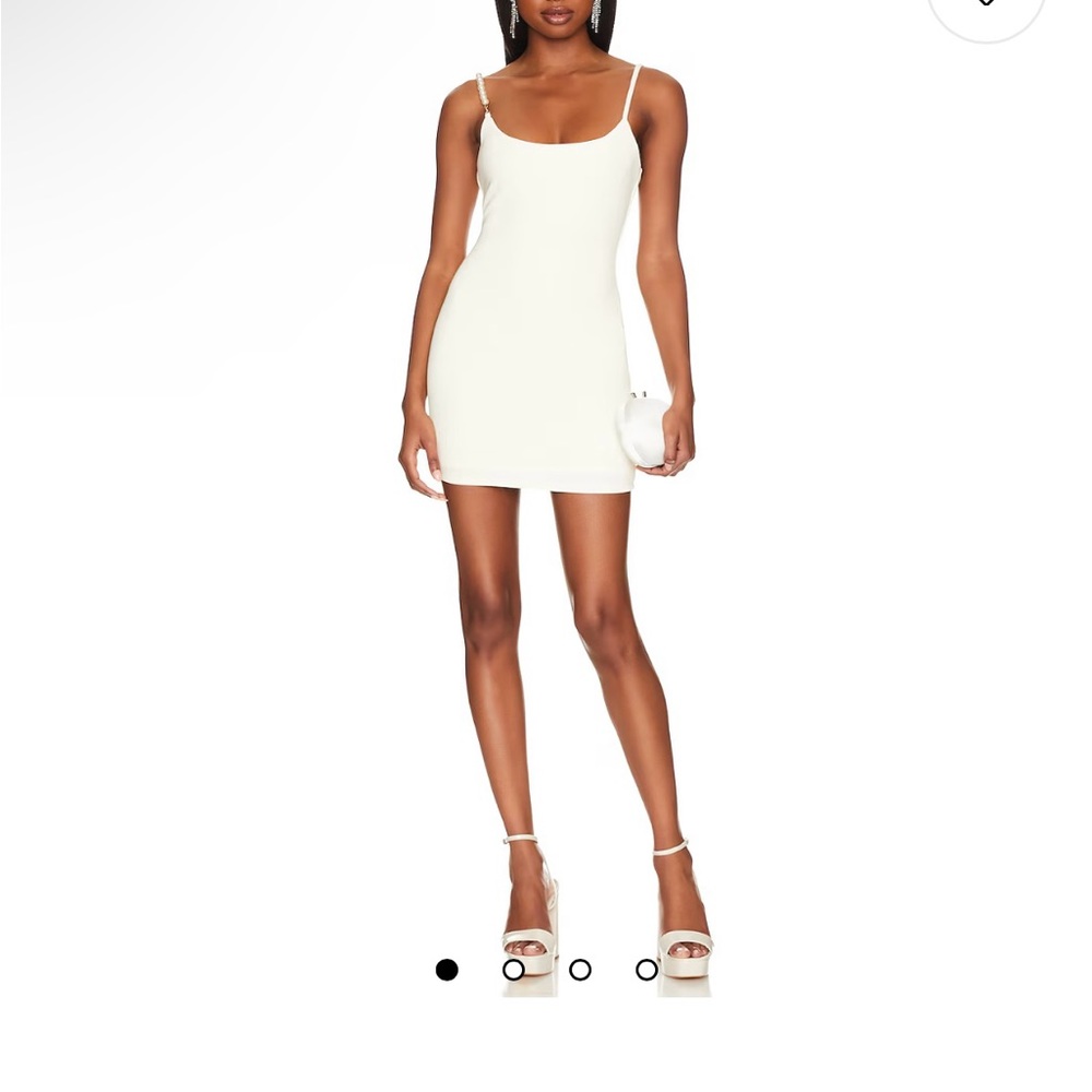 Lovers + Friends Nara White Bodycon Mini Dress